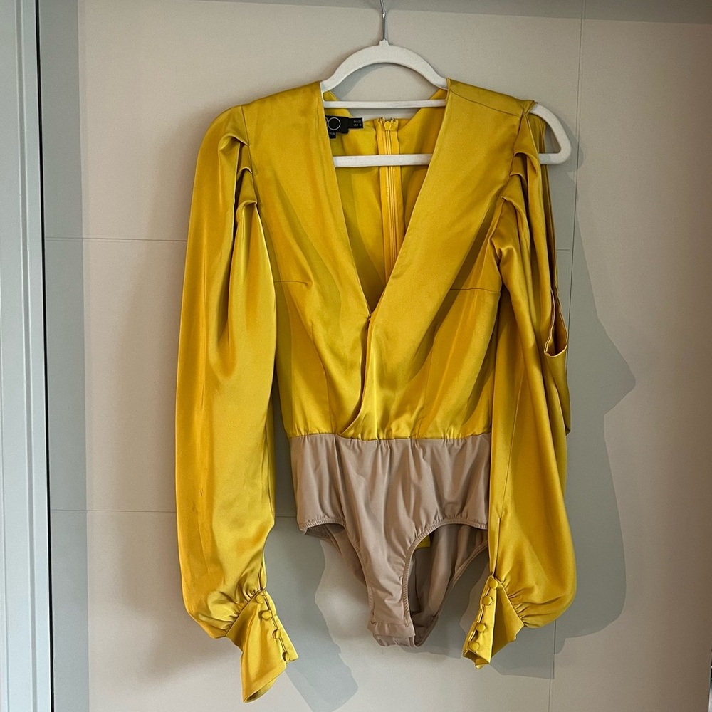 Beautiful silky PATBO bodysuit 💛